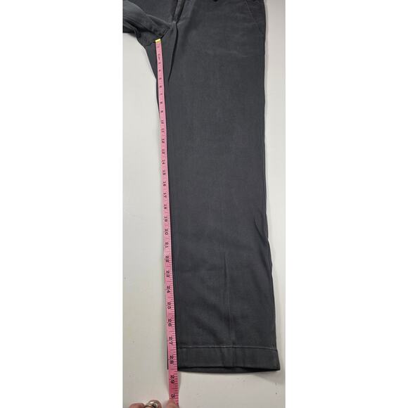 J. Hilburn tailored fit sz 35 x 28.5 grey chino slacks pants casual career mens - Picture 7 of 8